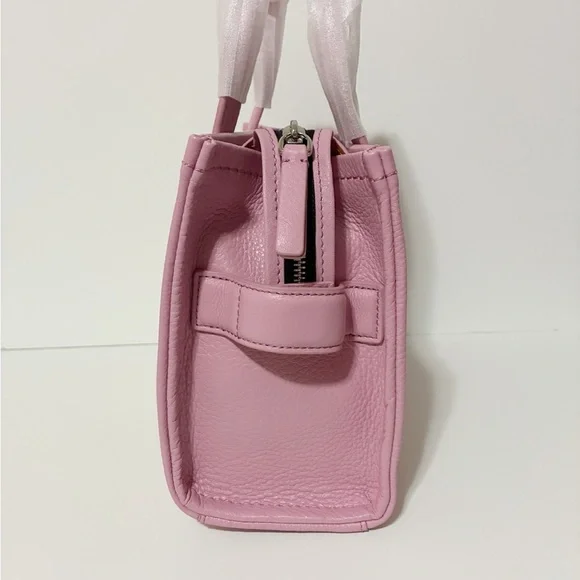 🌸New Marc Jacobs Lilac Leather Small  Tote Bag  Crossbody Bag - Picture 4 of 12